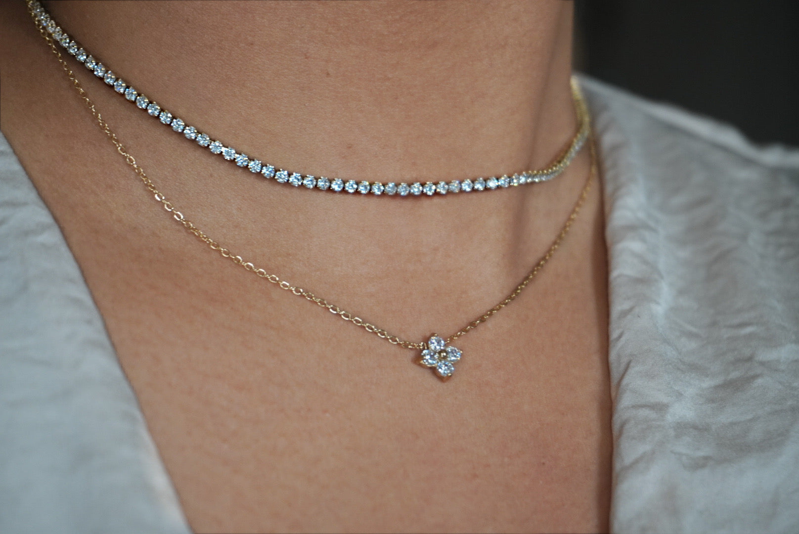 Amaris necklace (double layered)