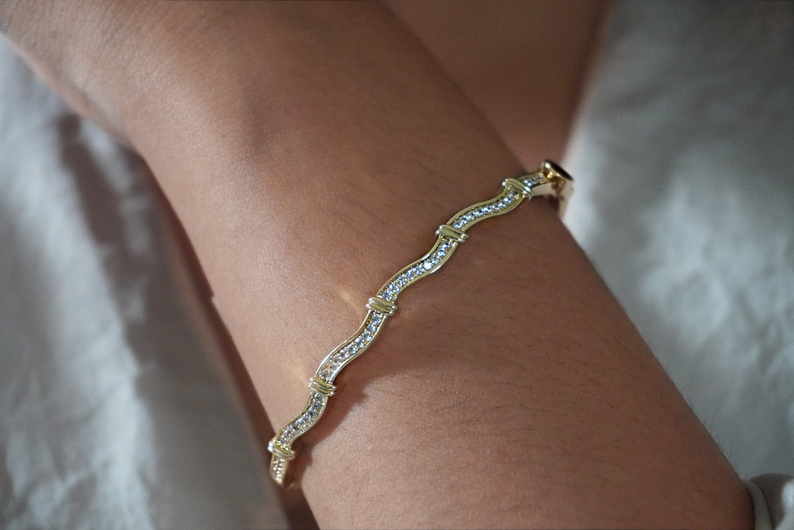 Moonwave bangle