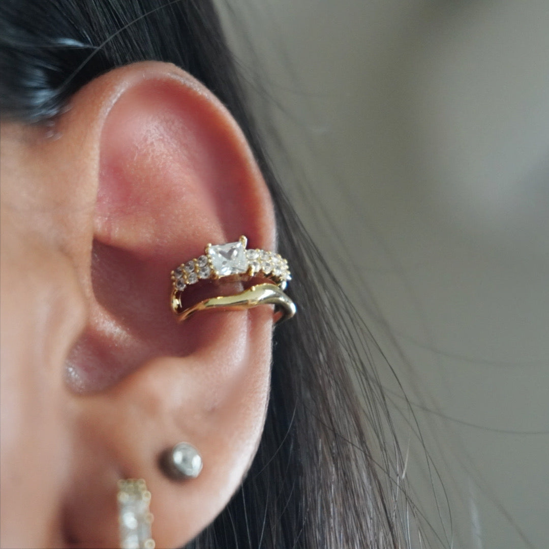 Split Personality ear-cuff (not a pair)