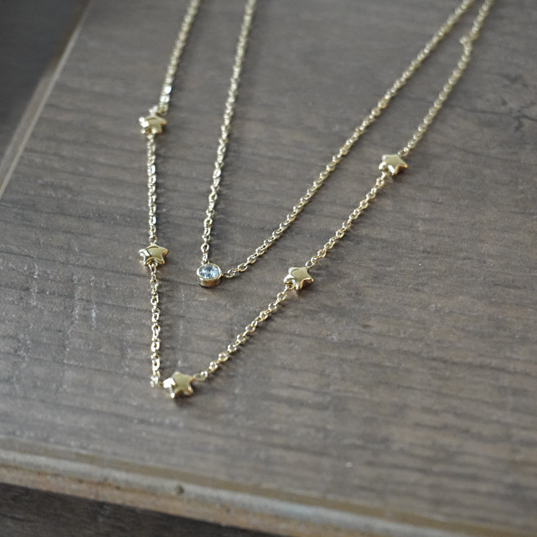 Starry Nights necklace (double layered)