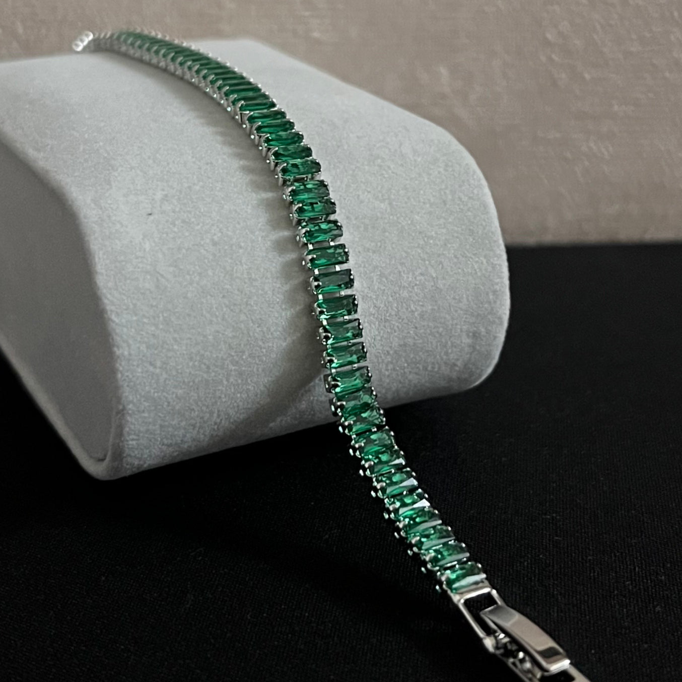 Baguette cut Tennis Bracelet