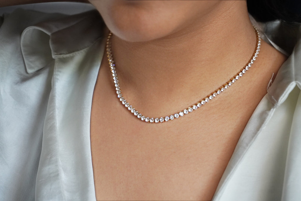 Tennis necklace