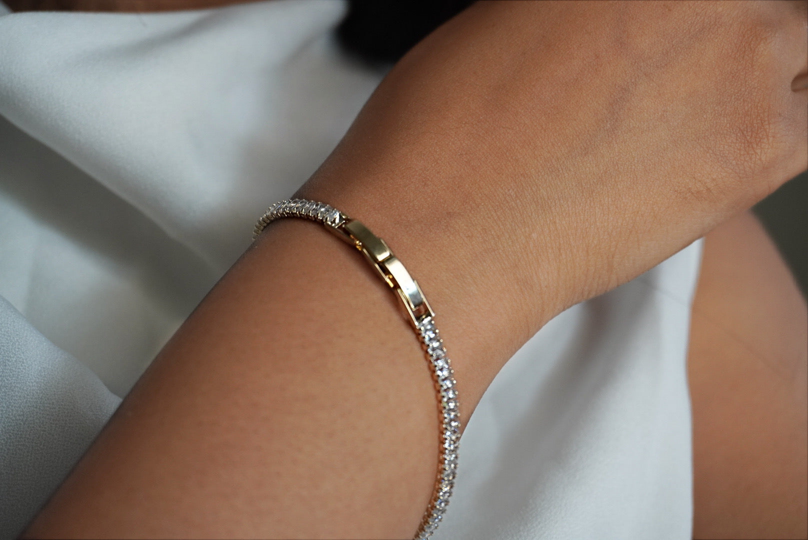 Slim tennis Bracelet