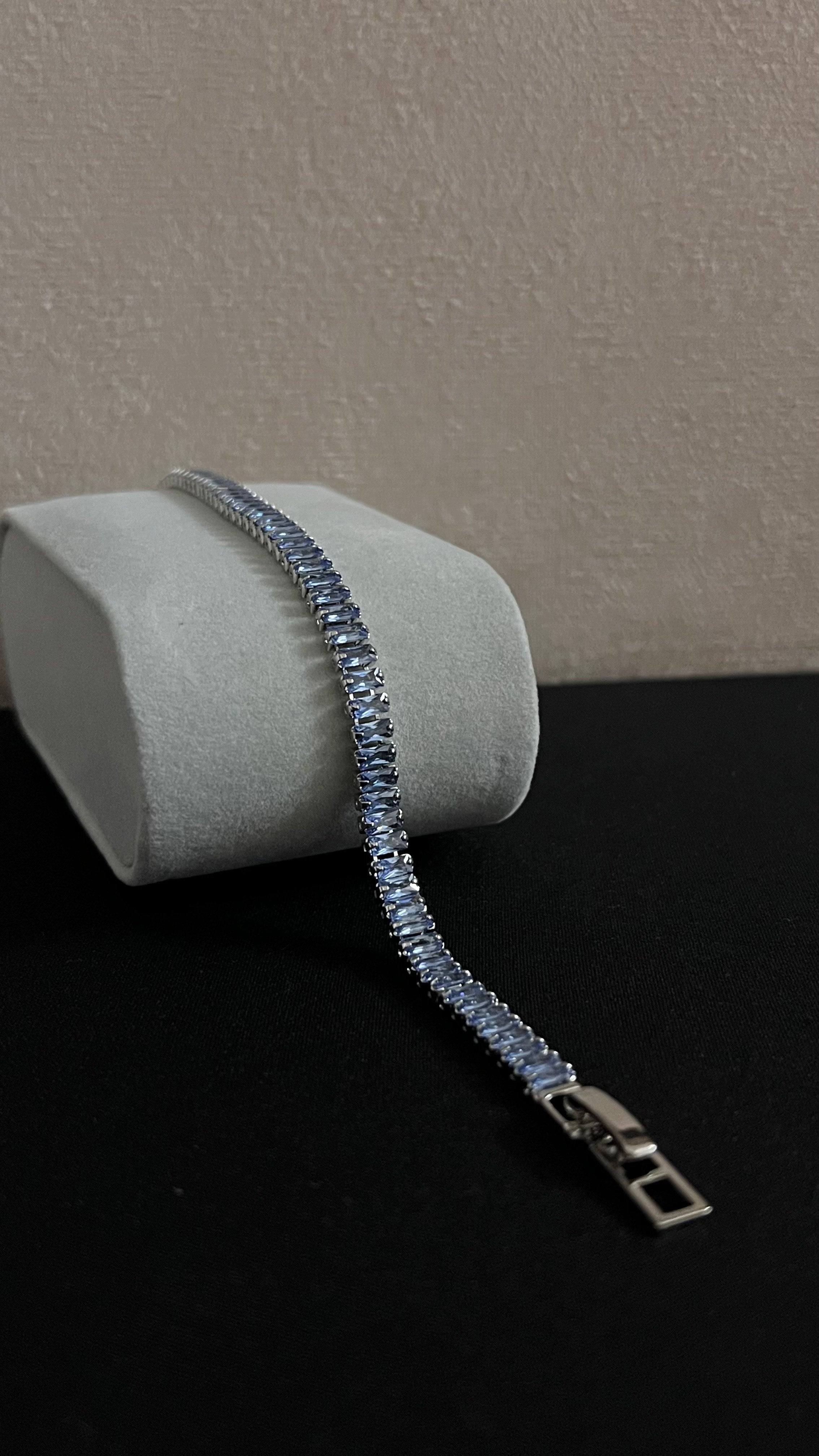 Baguette cut Tennis Bracelet