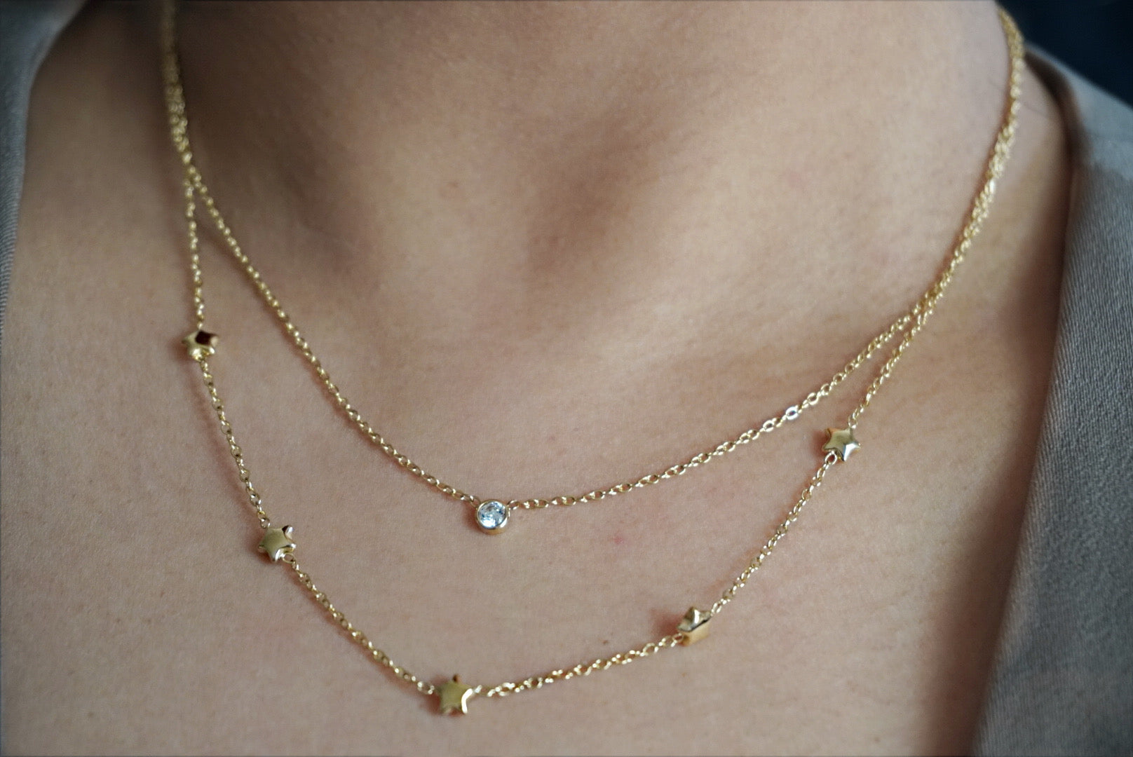 Starry Nights necklace (double layered)