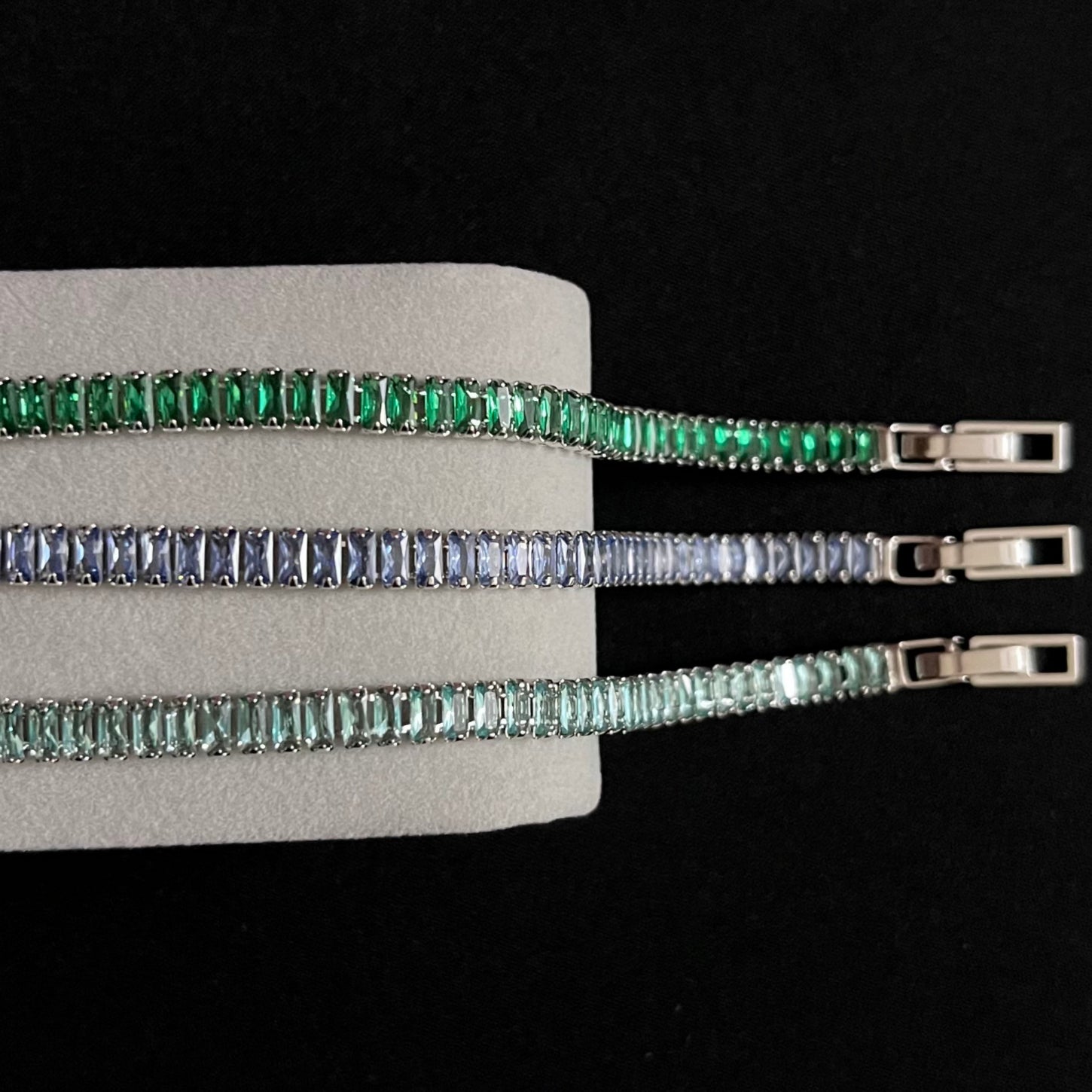 Baguette cut Tennis Bracelet